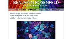 Desktop Screenshot of benjaminrosenfeld.com